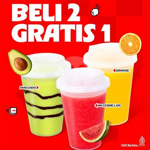 Beli 2 Gratis 1 Juice